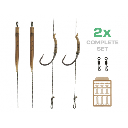 Zfish Návazec Curve Shank Carp Rig 20 cm