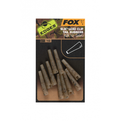 Fox Převleky Edges Camo Silk Lead Clip Tail Rubbers 10 ks Velikost 10