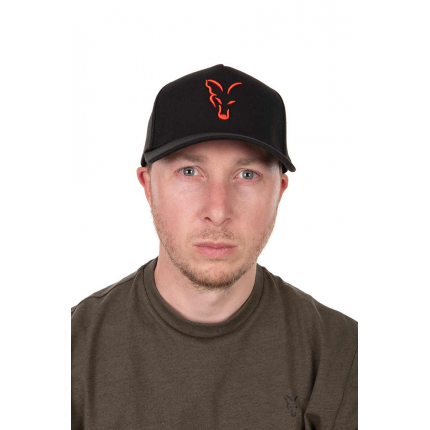 Fox Kšiltovka Collection Baseball Cap Black Orange
