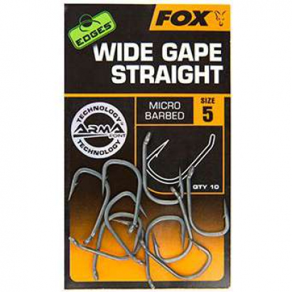 Fox Háčky Edges Armapoint Wide Gape Straight B Fox Háčky Edges Armapoint Wide Gape Straight B