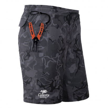 Giants fishing Giants Fishing Kraťasy Shorts Quick Dry UV50+Camo Grey Giants fishing Giants Fishing Kraťasy Shorts Quick Dry UV50+Camo Grey
