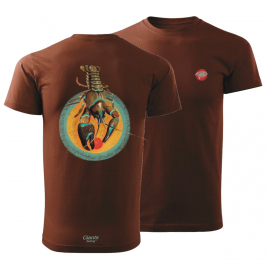 Giants fishing Tričko pánské hnědé Rak|vel. XL