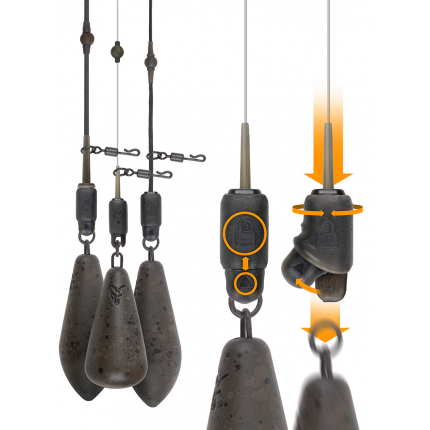 Fox Montáž Edges Heli-Clips 3 ks