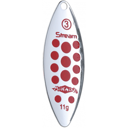 Mikado Třpytka Stream Vel. 4 Stříbrná /10 1 Ks