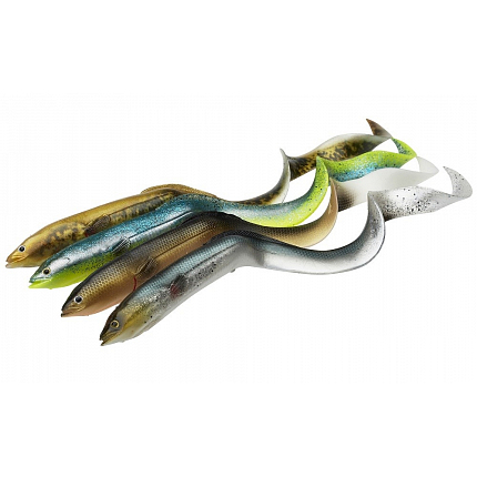 Savage Gear Gumová Nástraha 3D Real Eel Bulk Green Silver 
