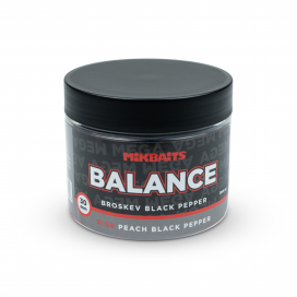 Mikbaits Mega Balance 300ml BigB Broskev Pepř 30mm