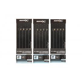 Matrix X5 F1 Pellet Rigger 10cm Band Rigs Matrix X5 F1 Pellet Rigger 10cm Band Rigs