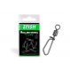 Zfish Obratlík s Karabinkou Rolling Swivel With T Snap 10 ks 16/10Kg