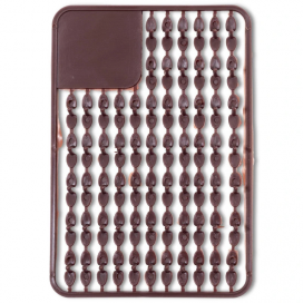 Anaconda zarážky Pellet V-Stops small hnědá 67ks Anaconda zarážky Pellet V-Stops small hnědá 67ks