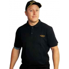 Sportex Classic Polokošile s logem - černá Velikost: XL