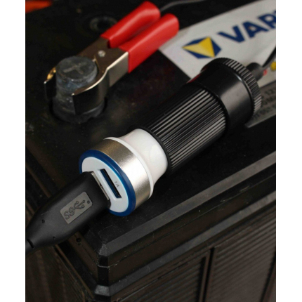 Nikl Adaptér autobaterie - zásuvka 12/24V