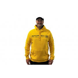 Sportex rybářská mikina s kapucí žlutá