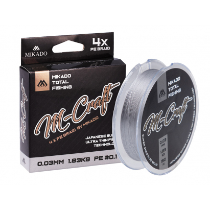 Mikado Pletená Šňůra Mcraft Braid 150m Steel Gray