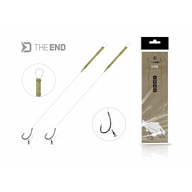 Delphin Návazec TheEND D-Rig 20 cm 17 lb 2 ks