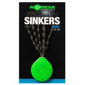 Korda Stoppery Tungstenové Sinkers Weedy Green Large 12 ks Korda Stoppery Tungstenové Sinkers Weedy Green Large 12 ks