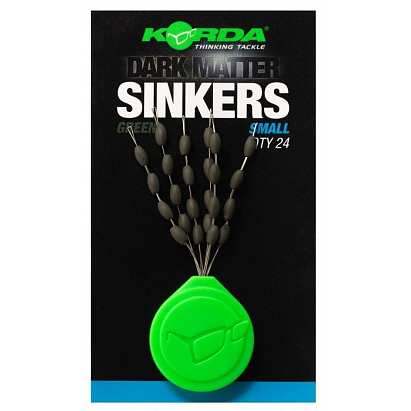 Korda Stoppery Tungstenové Sinkers Weedy Green Large 12 ks Korda Stoppery Tungstenové Sinkers Weedy Green Large 12 ks