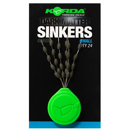 Korda Stoppery Tungstenové Sinkers Weedy Green Large 12 ks