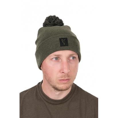 Fox Čepice Collection Bobble Hat Green Black
