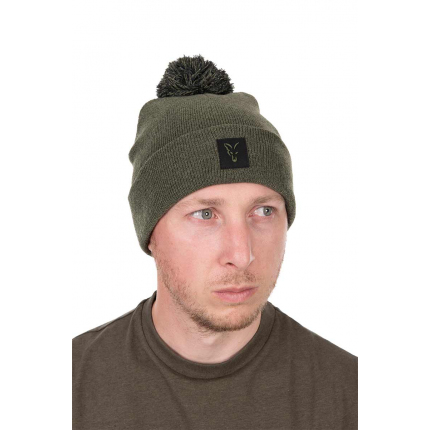 Fox Čepice Collection Bobble Hat Green Black