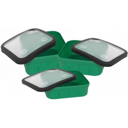 Sensas Miska na nástrahy 1,5l hranatá zelená