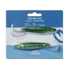 Kinetic Pilkr Cool Herring 2ks Green/silver