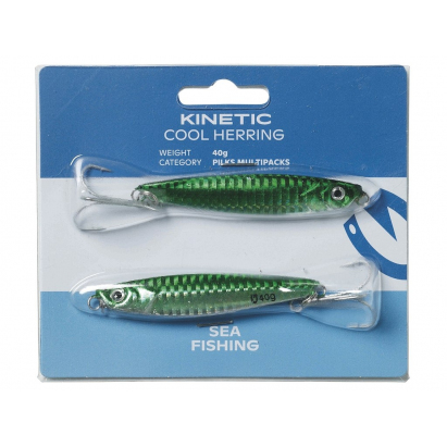 Kinetic Pilkr Cool Herring 2ks Green/silver