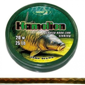 Katran Ztužená Návazcová Šňůrka Coated Braided Hook Links HAMELION 25 lb 20 m Katran Ztužená Návazcová Šňůrka Coated Braided Hook Links HAMELION 25 lb 20 m