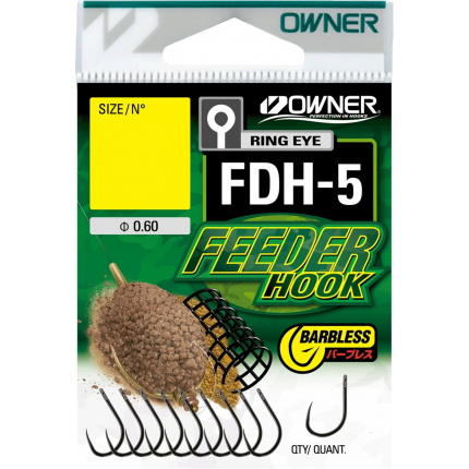 háček OWNER s očkem /10ks/ FDH-5.16: FEEDER HOOK 56945.16