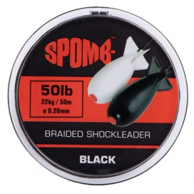 Spomb Splétaná Šňůra Braided Leader Black 50 m - 0,26 mm - 22 kg