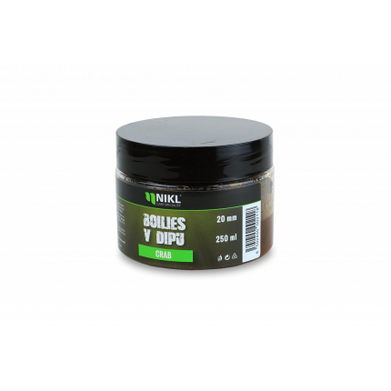 Nikl Boilies v dipu Crab 250g