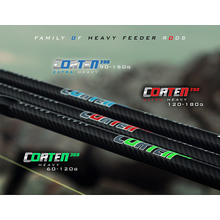 Zfish Prut Corten Method Heavy Feeder 3,9 m 150 g 3 díl