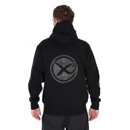 Matrix Mikina Zipped Hoody Black Stealth