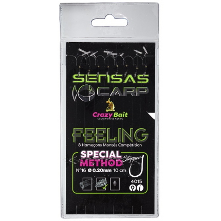 Sensas Navázaný Háček Method Stop 4015 10cm 8ks