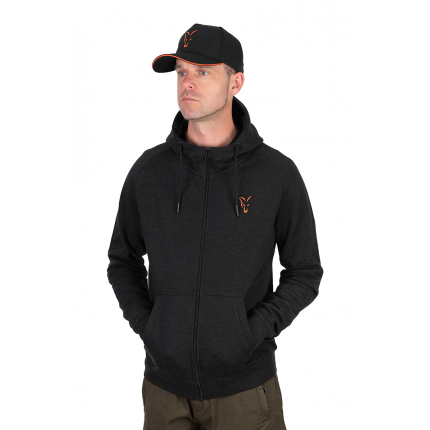 Fox Mikina Collection Lightweight Hoodie Orange Black