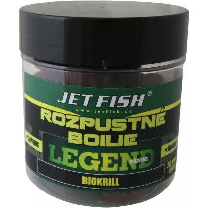 Jet Fish Boilies Legend Range Rozpustné 20mm 250ml Jet Fish Boilies Legend Range Rozpustné 20mm 250ml