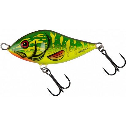 Salmo Wobler Slider Sinking Green Pike Salmo Wobler Slider Sinking Green Pike