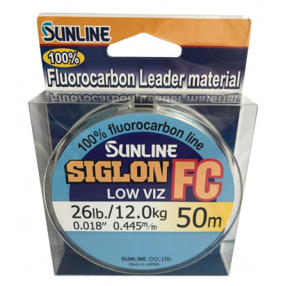 SUNLINE Fluorocarbon SIGLON FC 50m,0.445 mm/12 kg