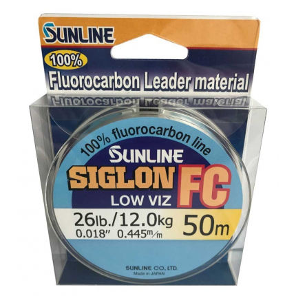 SUNLINE Fluorocarbon SIGLON FC 50m,0.445 mm/12 kg