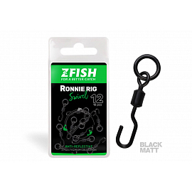 ZFISH Obratlík Ronnie Rig Swivel Matt vel.12