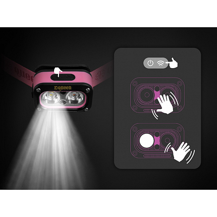 Delphin Nabíjecí Čelovka Queen 3W 115lm 1200mAh