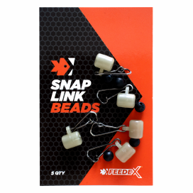 FEEDER EXPERT montáže - Průjezdy s karabinkou Snap link Beads 5ks