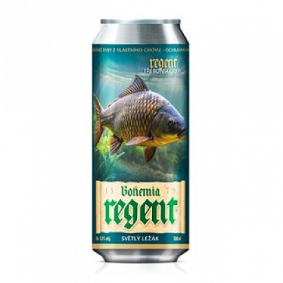 Regent Pivo Vodní Říše - Kapr Obecný 0,5l 1ks Regent Pivo Vodní Říše - Kapr Obecný 0,5l 1ks
