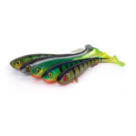 Rage Super Slick Shad 28cm/11" UV Lemon Tiger x 1 Rage Super Slick Shad 28cm/11" UV Lemon Tiger x 1