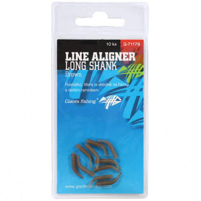 Giants Fishing Rovnátka Line Aligner Long Shank Large Brown 10ks Giants Fishing Rovnátka Line Aligner Long Shank Large Brown 10ks