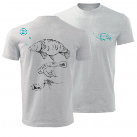 Giants fishing Tričko dětské šedé Kapřík |vel. 12-13 Let