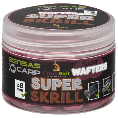 Sensas Wafters Super Skrill Krill 8mm 60g Sensas Wafters Super Skrill Krill 8mm 60g