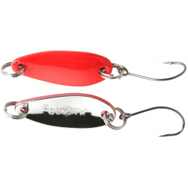 Mikado Třpytka Mini Spoon 2.4cm/2.5g Červená Stříbrná 1 Ks
