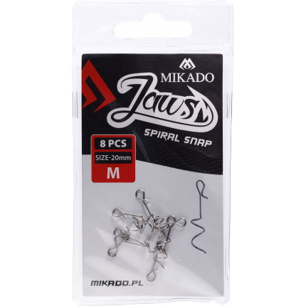 Mikado Vrut Jaws Spiral S Klipem Na Háček 8ks