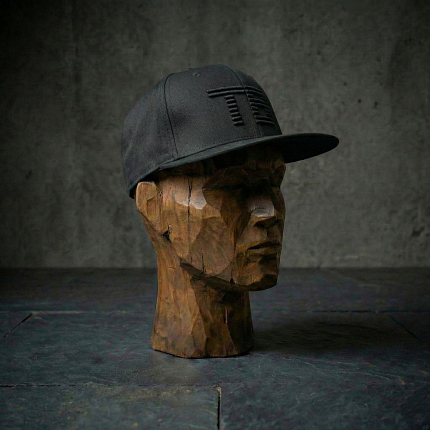 TB Baits Kšiltovka Snapback 3D Logo Black