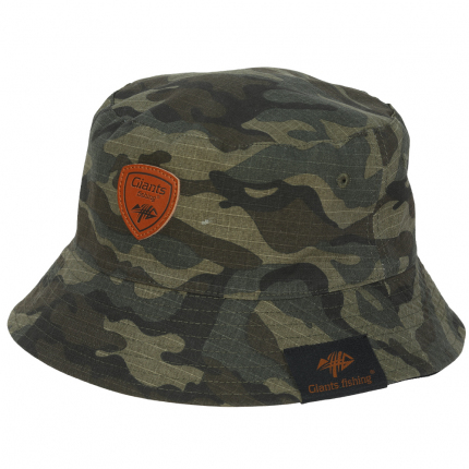 Giants Fishing Klobouk Oboustranný Camo Black Double Bucket Hat